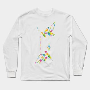 floral Gemini zodiac sign Long Sleeve T-Shirt